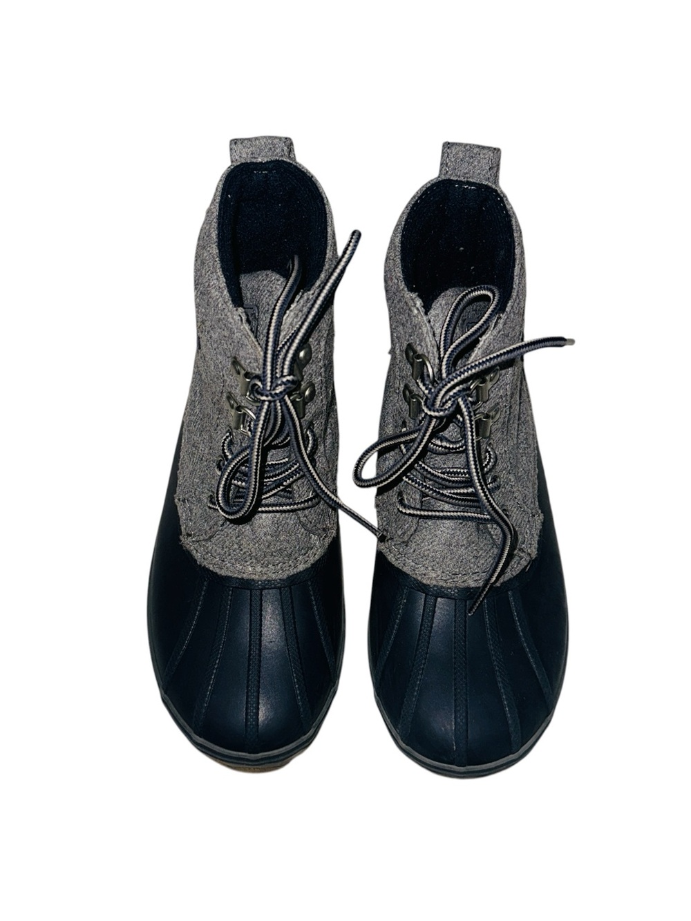 Sperry Boys Outdoor Bowline Navy/Gray Waterproof Duck Boots